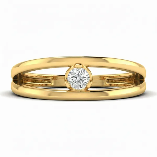 Luminous Celtic Diamond Ring - View 2