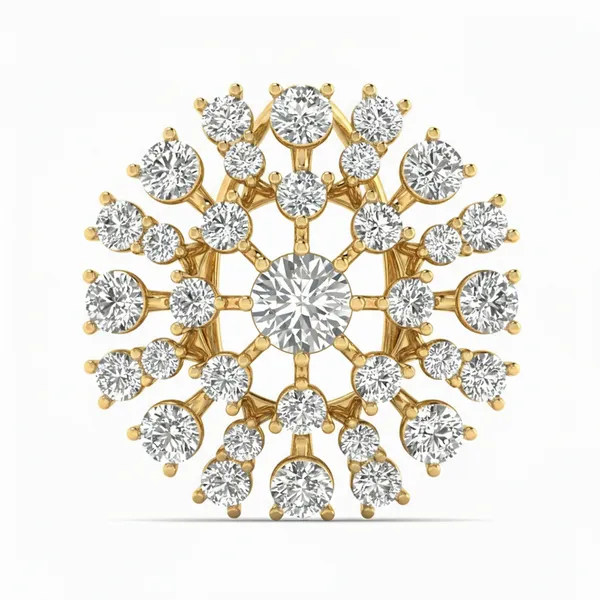 Artisan Paisley Diamond Pendant - Laboratory-Grown Diamond Pendant