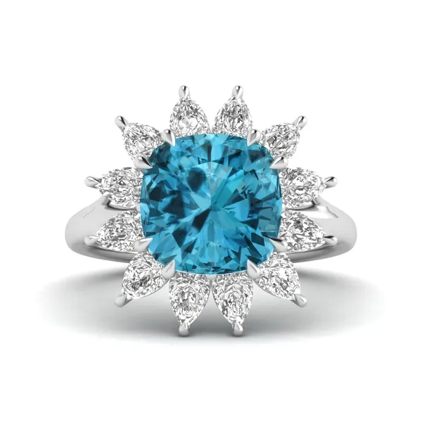 Whimsical Crown Diamond Ring - View 2