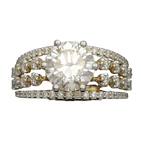 Majestic Cascade Diamond Ladies Ring - View 2