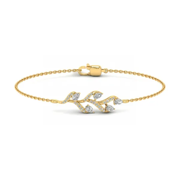 Splendid Cascade Diamond Bracelet - Laboratory-Grown Diamond Ladies Bracelet