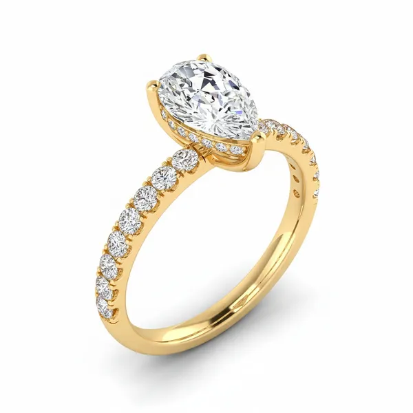 Shimmering Starlight Diamond Ring - Laboratory-Grown Diamond Ladies Ring