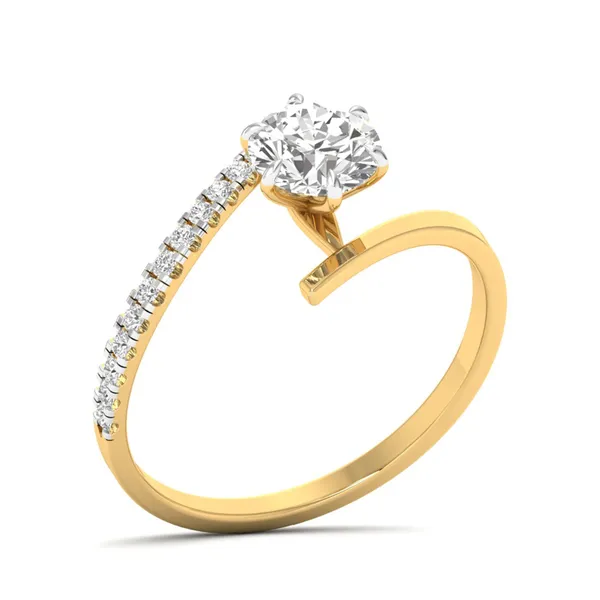 Dreamy Signet Diamond Ring - Laboratory-Grown Diamond Ladies Ring