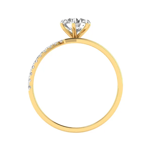 Dreamy Signet Diamond Ring - View 3