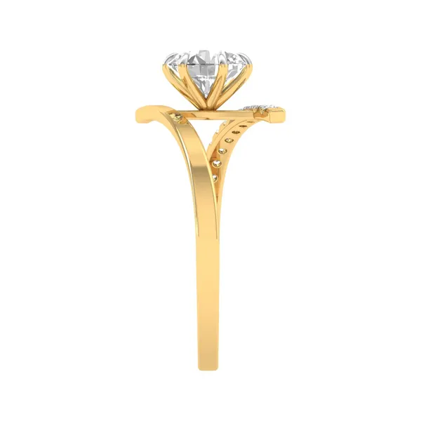 Dreamy Signet Diamond Ring - View 4