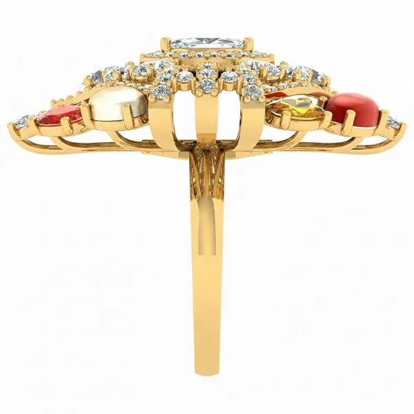 Dreamy Accent Diamond Ring - View 4