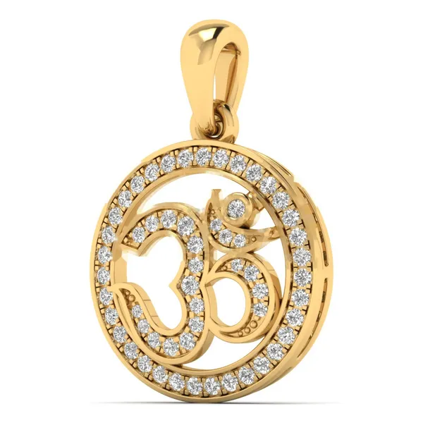 Pristine Encrusted Diamond Pendant - View 2