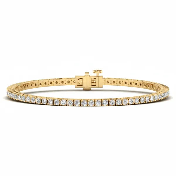 Harmonious Station Diamond Bracelet - Laboratory-Grown Diamond Ladies Bracelet