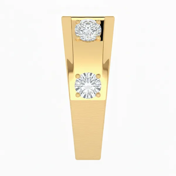Opulent Crown Diamond Ring - View 4