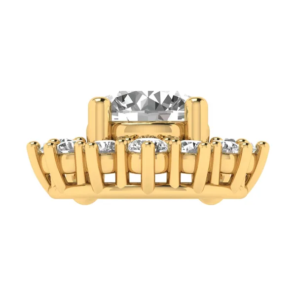 Vivid Oval Diamond Mangalsutra - View 4