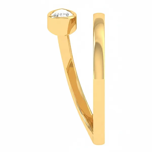 Ornate Blossom Diamond Ring - View 4