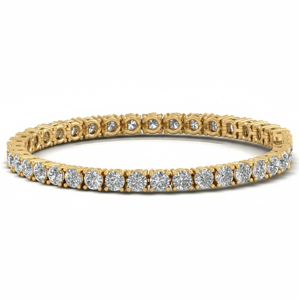 Captivating Modern Diamond Bracelet - View 2
