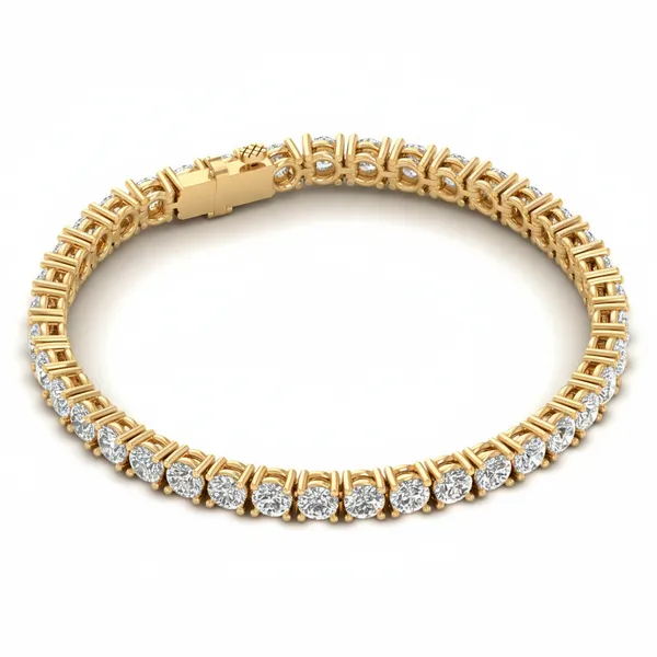 Captivating Modern Diamond Bracelet - View 4