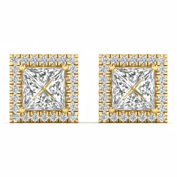 The Trionfale Dome Pendant Earrings - Laboratory-Grown Diamond Earrings