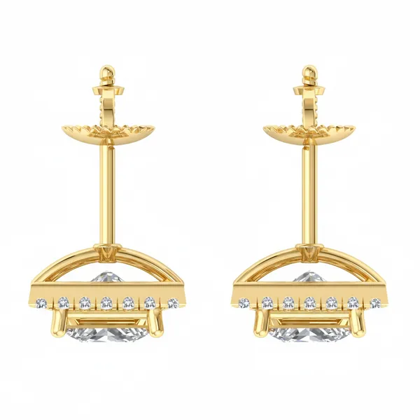 The Trionfale Dome Pendant Earrings - View 4