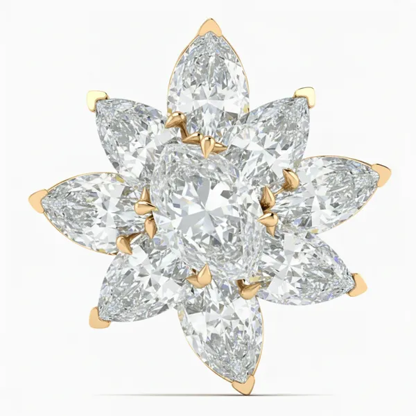 Stately Circle Diamond Pendant - Laboratory-Grown Diamond Pendant