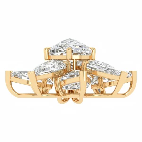 Stately Circle Diamond Pendant - View 4