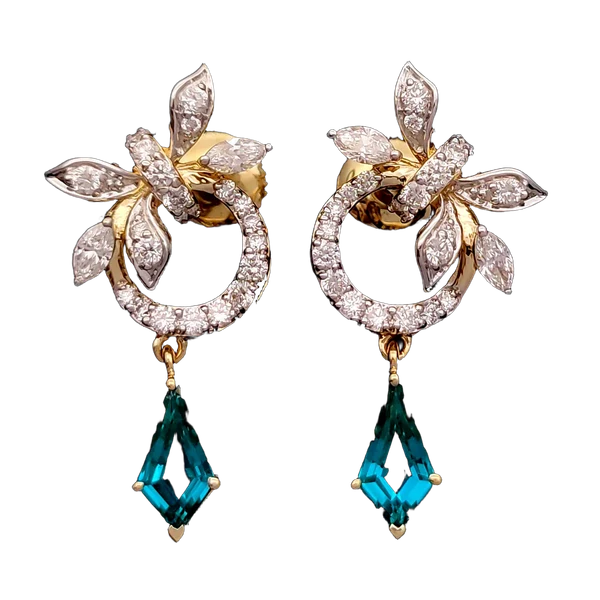 Luminous Solstice Diamond Earring & Mangalsutra Set MNEP1231