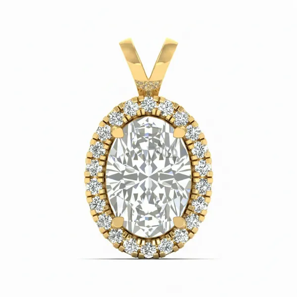 Iconic Emerald-Cut Diamond Pendant - Laboratory-Grown Diamond Pendant