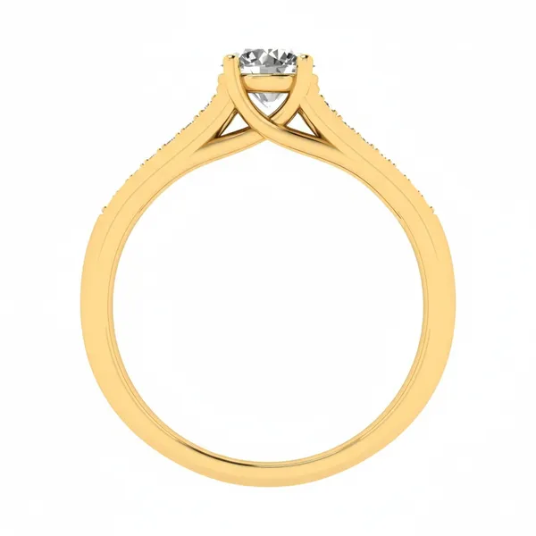 Ornate Trellis Diamond Ring - View 3