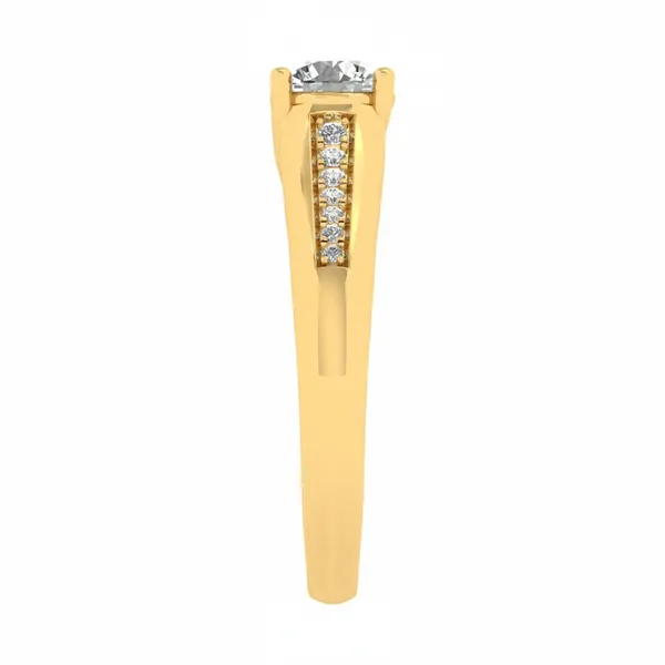 Ornate Trellis Diamond Ring - View 4