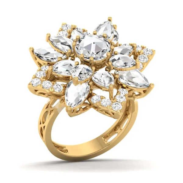Bold Dome Diamond Ring - Laboratory-Grown Diamond Ladies Ring