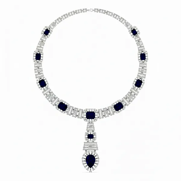 Artisan Collar Diamond Necklace - Laboratory-Grown Diamond Necklace