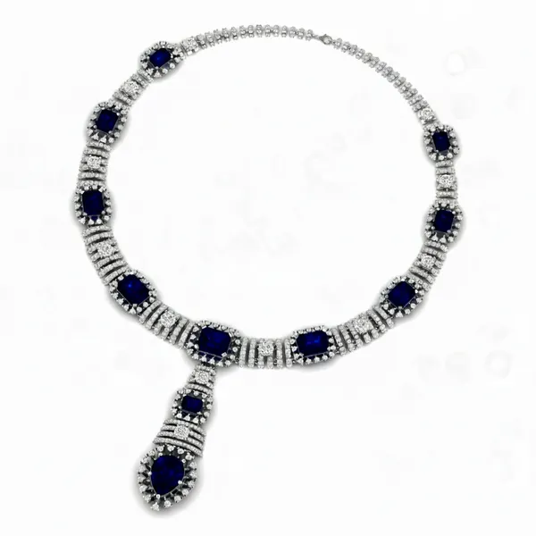 Artisan Collar Diamond Necklace - View 3