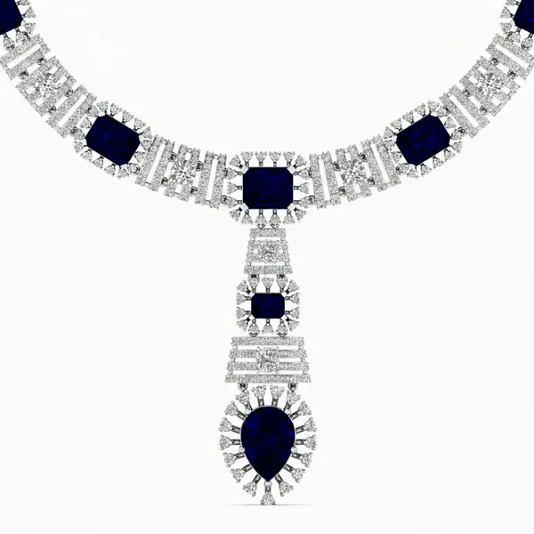 Artisan Collar Diamond Necklace - View 4