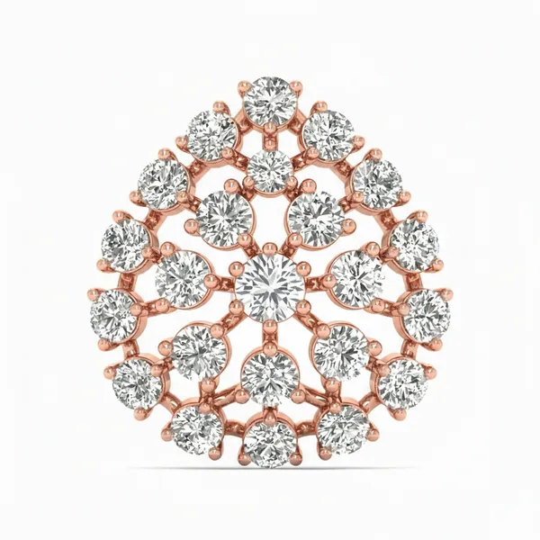 Regal Geometric Diamond Pendant - Laboratory-Grown Diamond Pendant