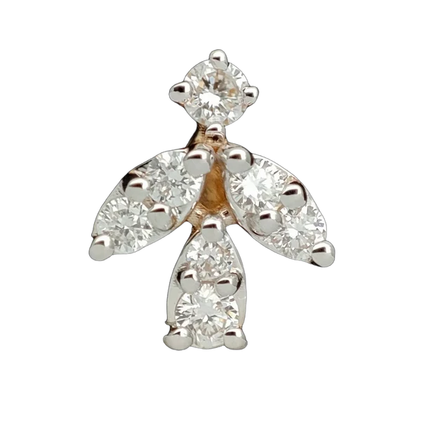 Radiant Halo Diamond Nose Pin MNNP1465