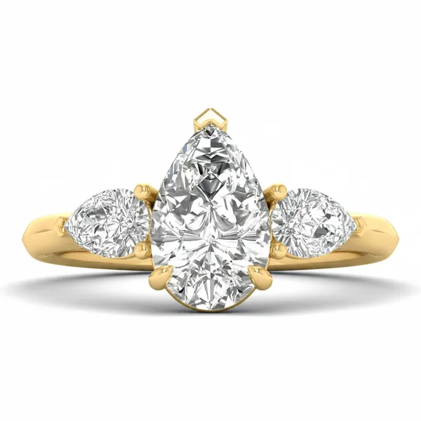 Precious Bypass Diamond Ring - View 2