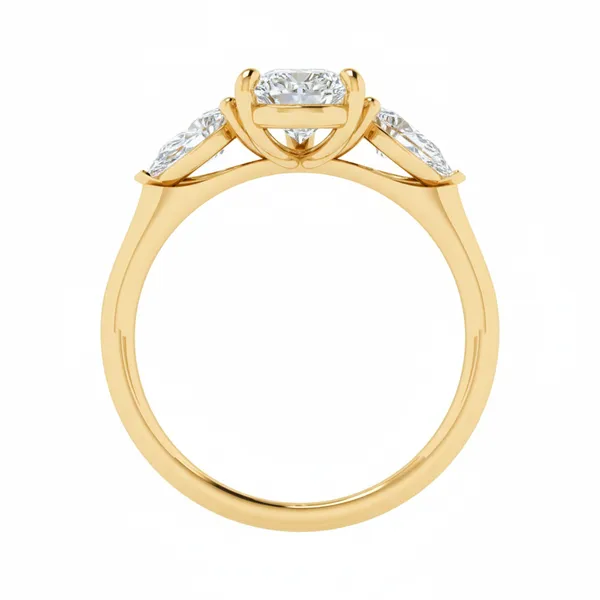 Precious Bypass Diamond Ring - View 3