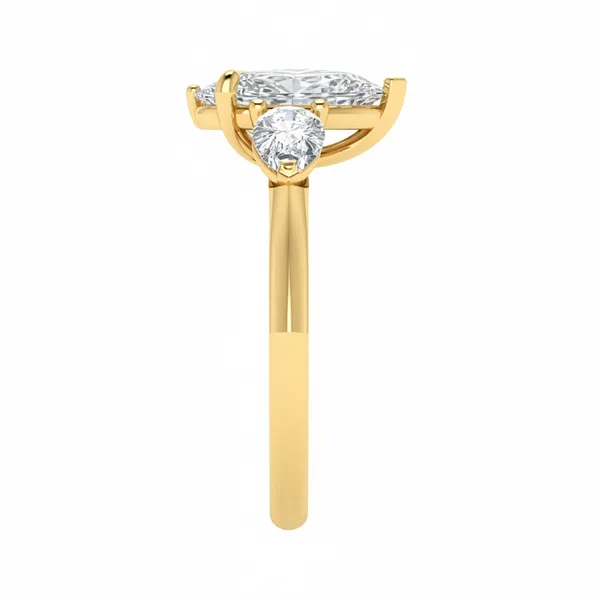 Precious Bypass Diamond Ring - View 4
