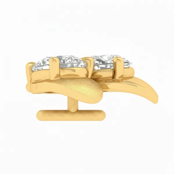Glittering Pave Diamond Nosepin - View 3