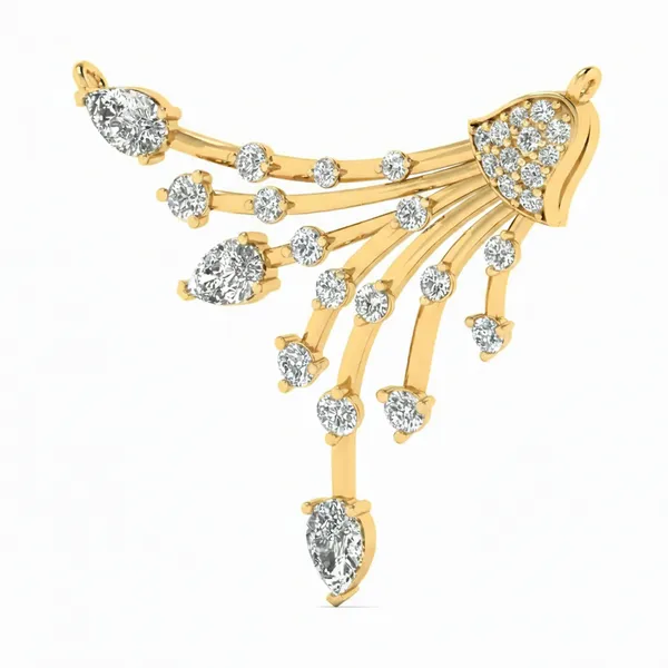 Resplendent Accent Diamond Mangalsutra - View 2
