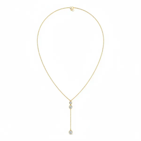 Lustrous Starlight Diamond Necklace - Laboratory-Grown Diamond Necklace