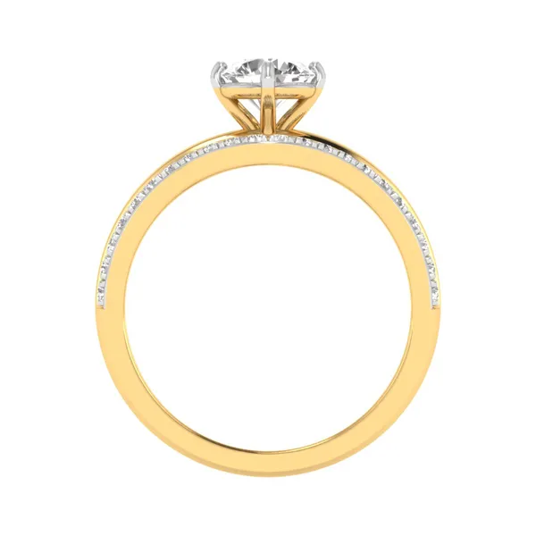 Glamorous Crown Diamond Ring - View 3