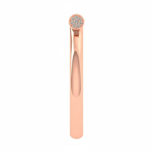 Gleaming Openwork Diamond Bangle - View 4
