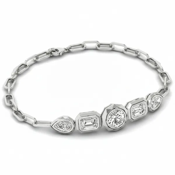 Sparkling Infinity Diamond Bracelet - Laboratory-Grown Diamond Ladies Bracelet
