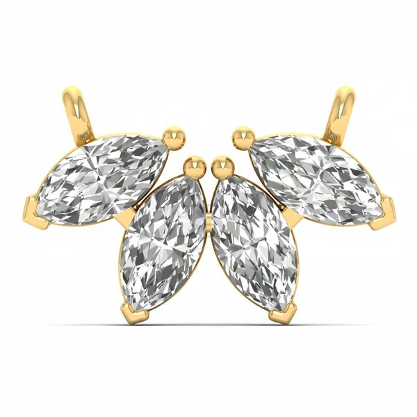 Sculptural Butterfly Diamond Pendant - Laboratory-Grown Diamond Pendant
