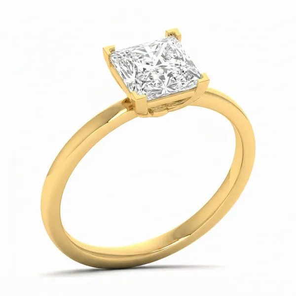 Luxurious Halo Diamond Ring - Laboratory-Grown Diamond Ladies Ring