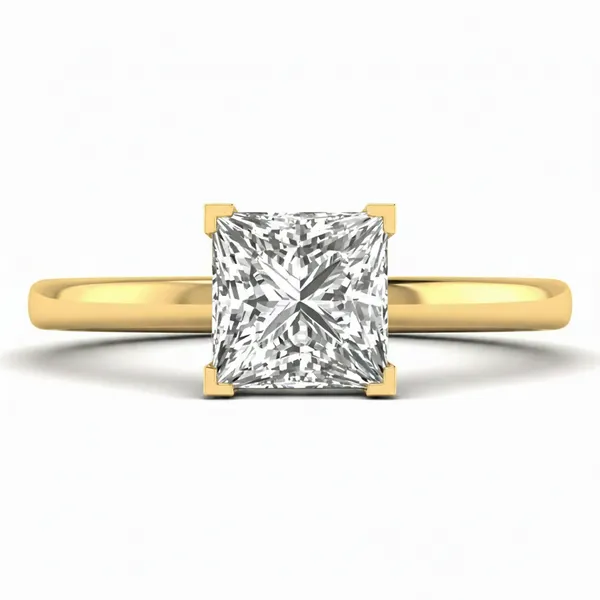 Luxurious Halo Diamond Ring - View 2