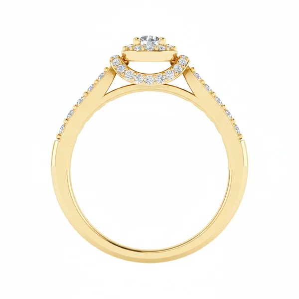 Exquisite Prong Diamond Ring - View 3