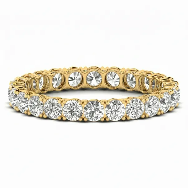 Classic Sculpted Diamond Bangle - Laboratory-Grown Diamond Bangle
