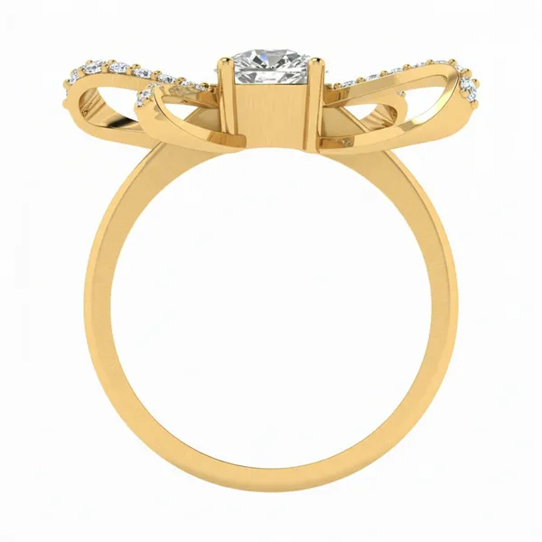 Couture Stackable Diamond Ring - View 3
