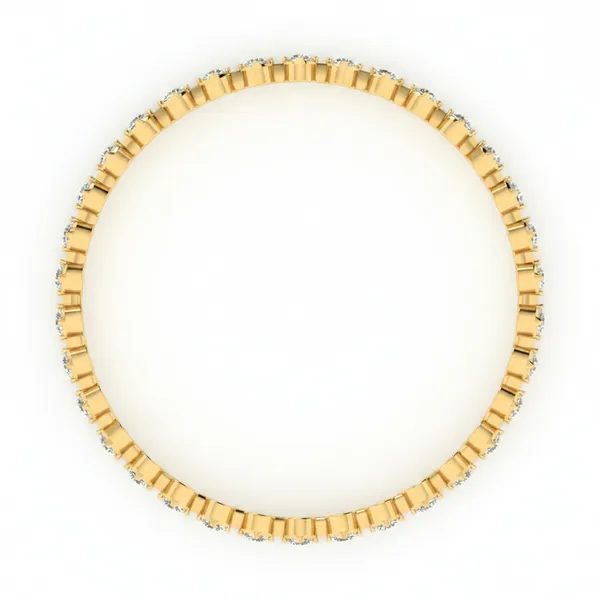Luxurious Crown Diamond Bangle - View 3