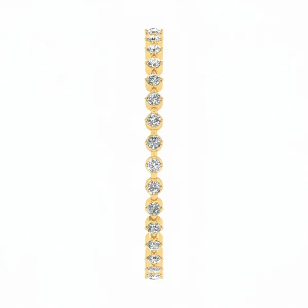 Luxurious Crown Diamond Bangle - View 4