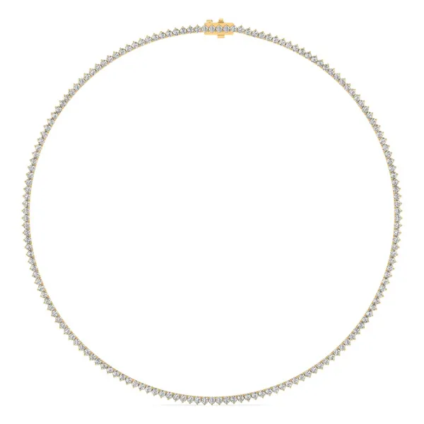 Vivid Art Deco Diamond Necklace - Laboratory-Grown Diamond Necklace