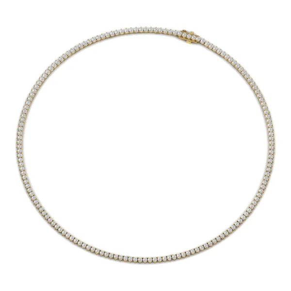 Vivid Art Deco Diamond Necklace - View 3